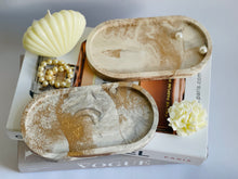 Load image into Gallery viewer, Jesmonite Trinket Oval Tray