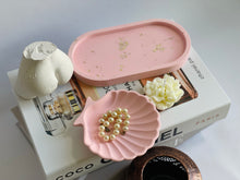 Load image into Gallery viewer, Jesmonite Trinket Oval Tray