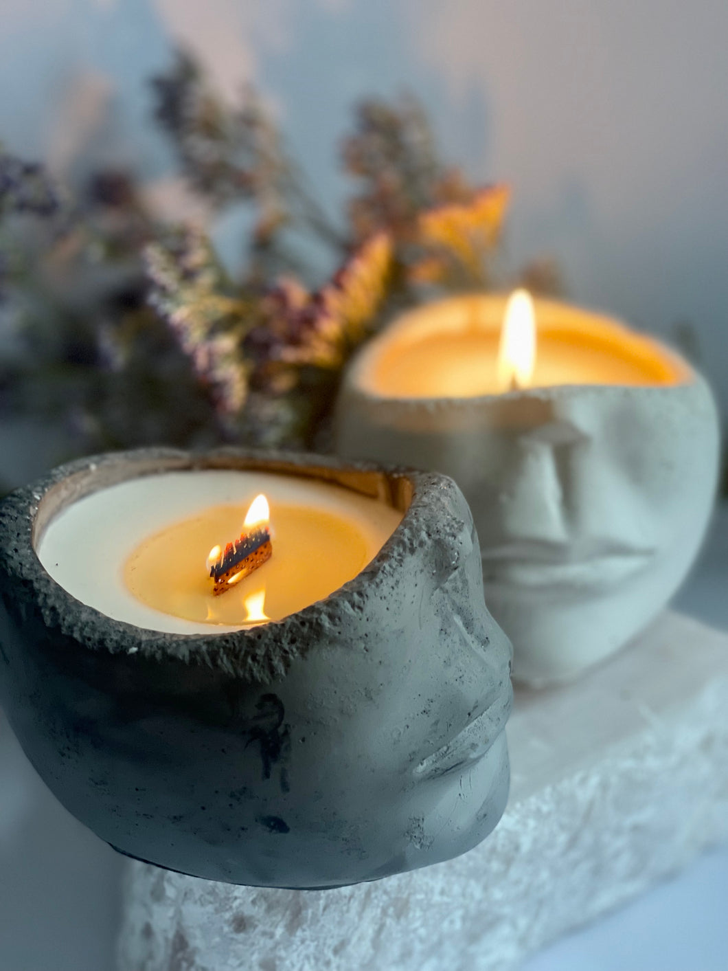 Nordic Face Candle